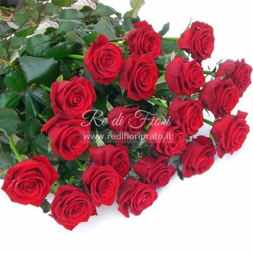 Mazzo di Rose Rosse Extra a stelo Mazzo di Rose Rosse Extra a stelo